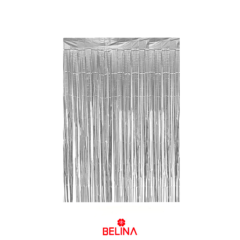 Cortina plateada 100x200cm