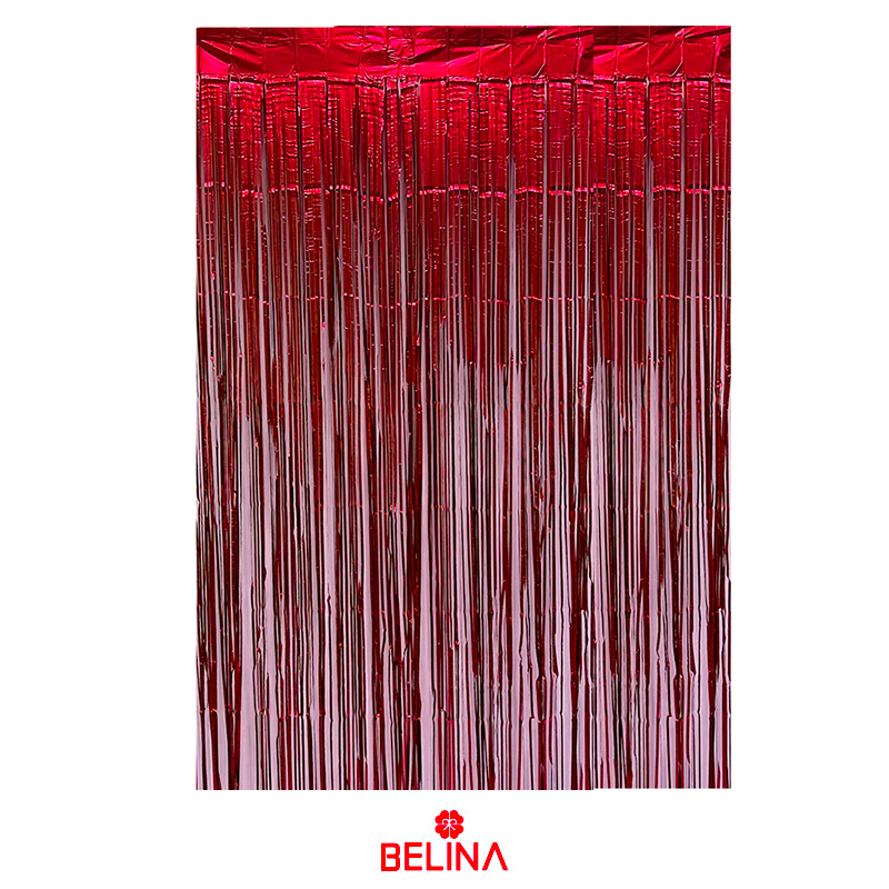 Cortina roja 100x200cm