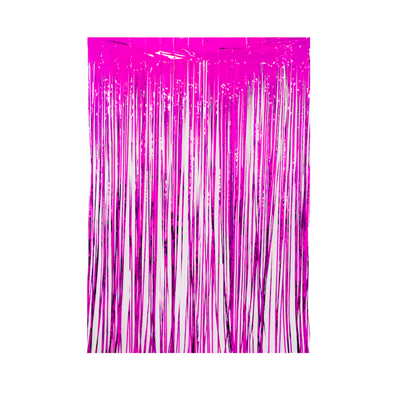 Cortina cotillon morada 100x300cm