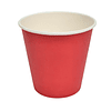 Vasos de carton rojo 10pcs 250ml