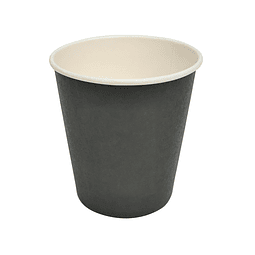 Vasos de carton negros 10pcs 250ml 