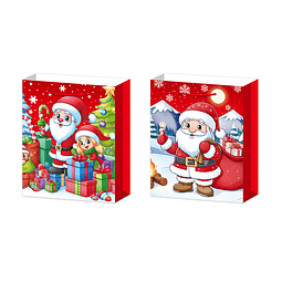 Bolsa de regalo navideña 12x31x40cm diseño aleatorio 