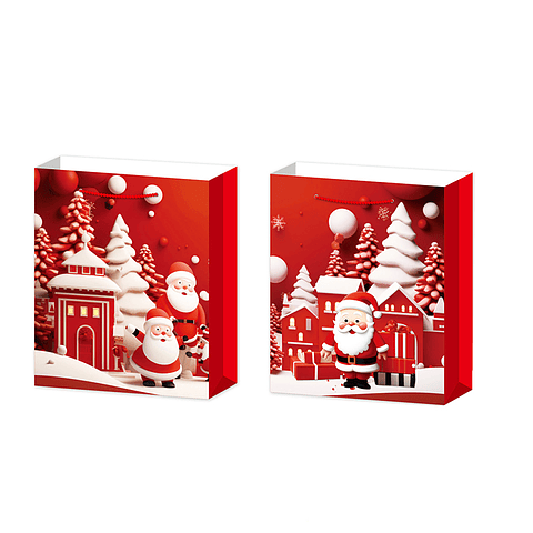 Bolsa de regalo navideña 40x15x55cm diseño aleatorio 