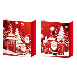 Bolsa de regalo navideña 50x18x72cm diseño aleatorio 