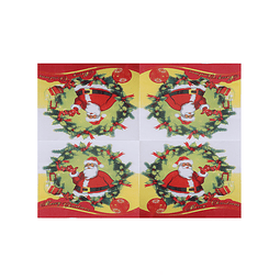 Servilletas navideñas de papel 33x33cm 16pcs
