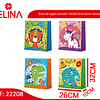 Bolsa de regalo animales 10x26x32cm diseño aleatorio 