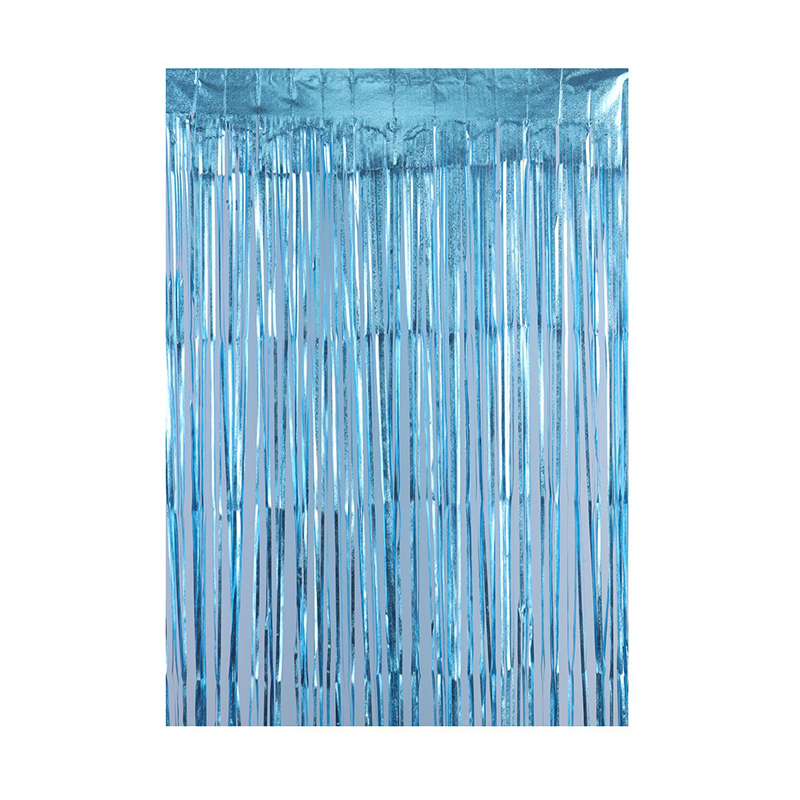 Cortina cotillon celeste 100x200cm
