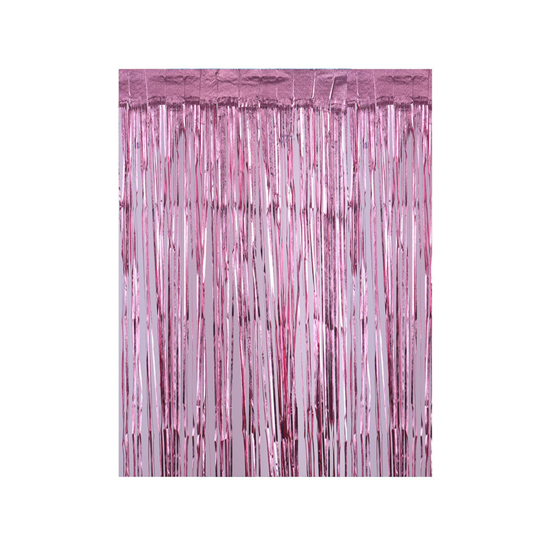 Cortina cotillon rosa 100x200cm