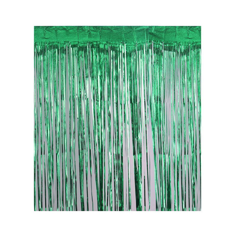 Cortina cotillon verde 100x200cm