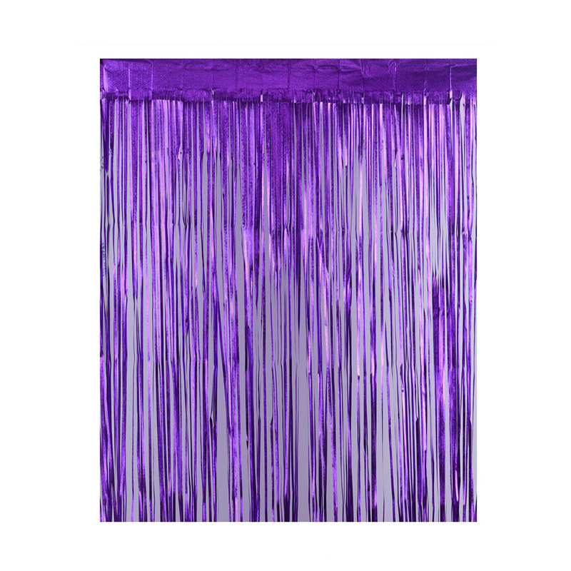 Cortina cotillon morada 100x200cm
