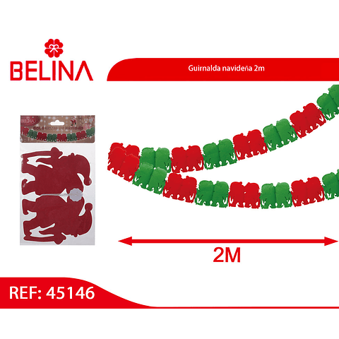 Guirnalda navideña 2m