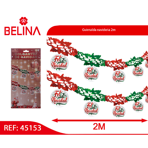 Guirnalda navideña 2m