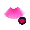 Tutu fucsia con luces 30cm 