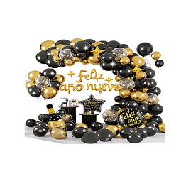 Set de decoracion de año nuevo 77pcs