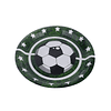 Platos de carton de futbol 23cm 6pcs