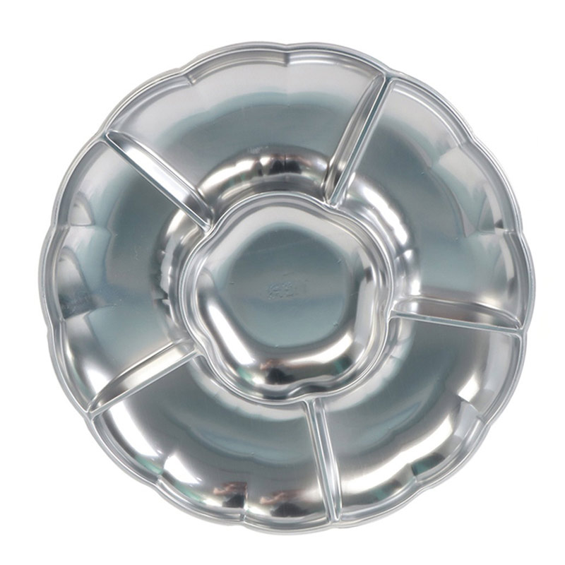 Bandeja plateada 3pcs 30.5cm