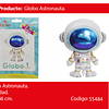 Globo Metalico Astronauta 65x86cm
