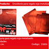 Envoltorio Para Regalo Rojo 10pcs 17x22cm