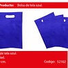 Bolsa ecológica azul 20x30cm