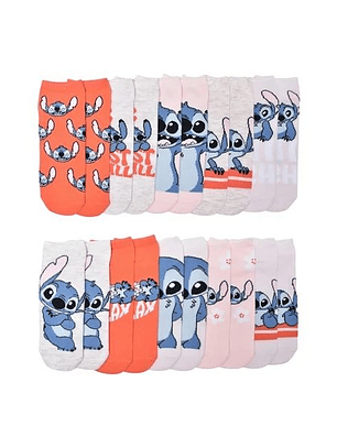  Disney Stitch Women's 10-Pack Low-Cut Socks – Talla 4-10