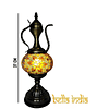 Lámpara turca forma tetera