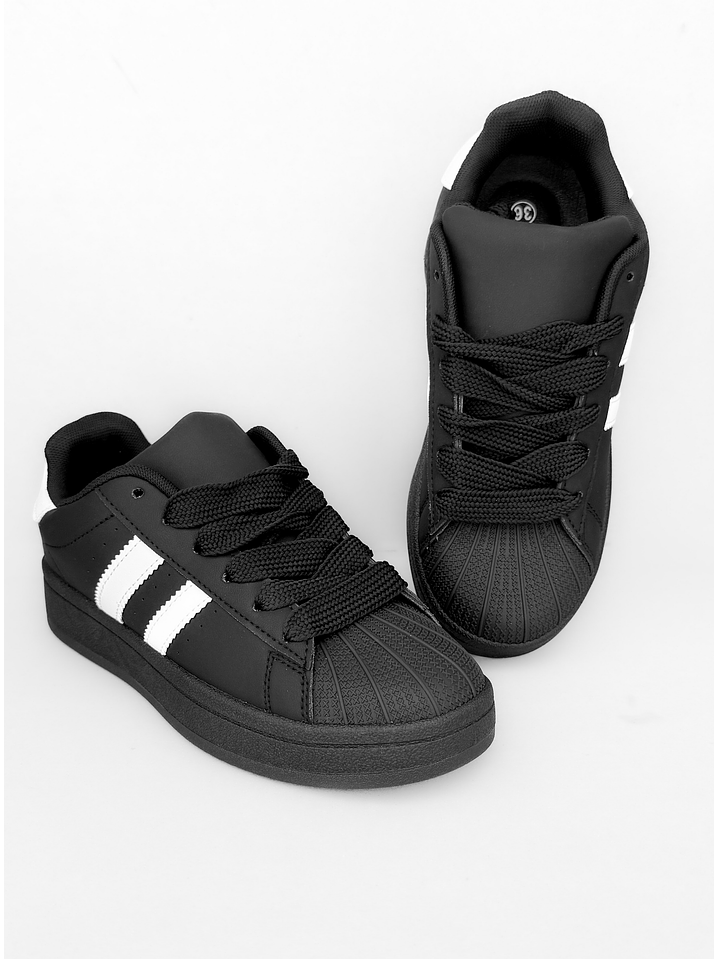 ZAPATILLA MUJER LEA NEGRO 8