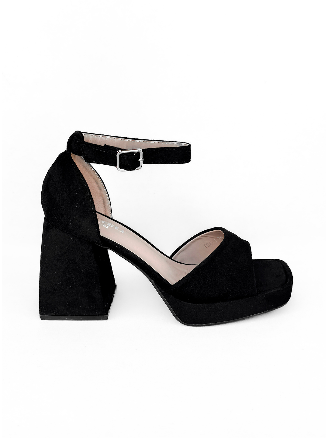 SANDALIA MUJER MAJU NEGRO GAMUZA 1