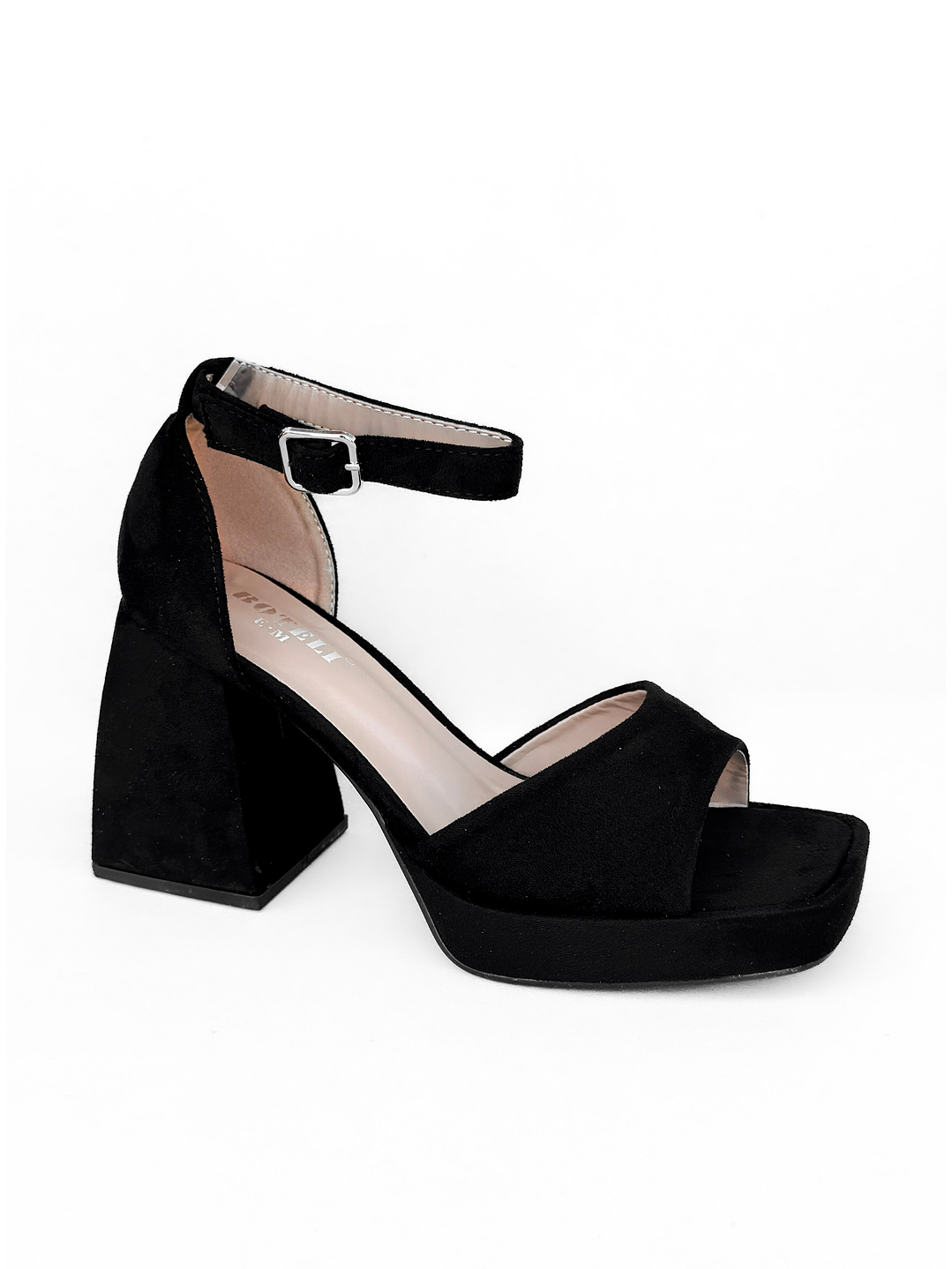 SANDALIA MUJER MAJU NEGRO GAMUZA 3