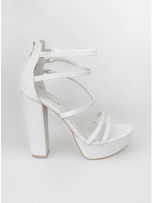 SANDALIA MUJER CARLA PLATEADO