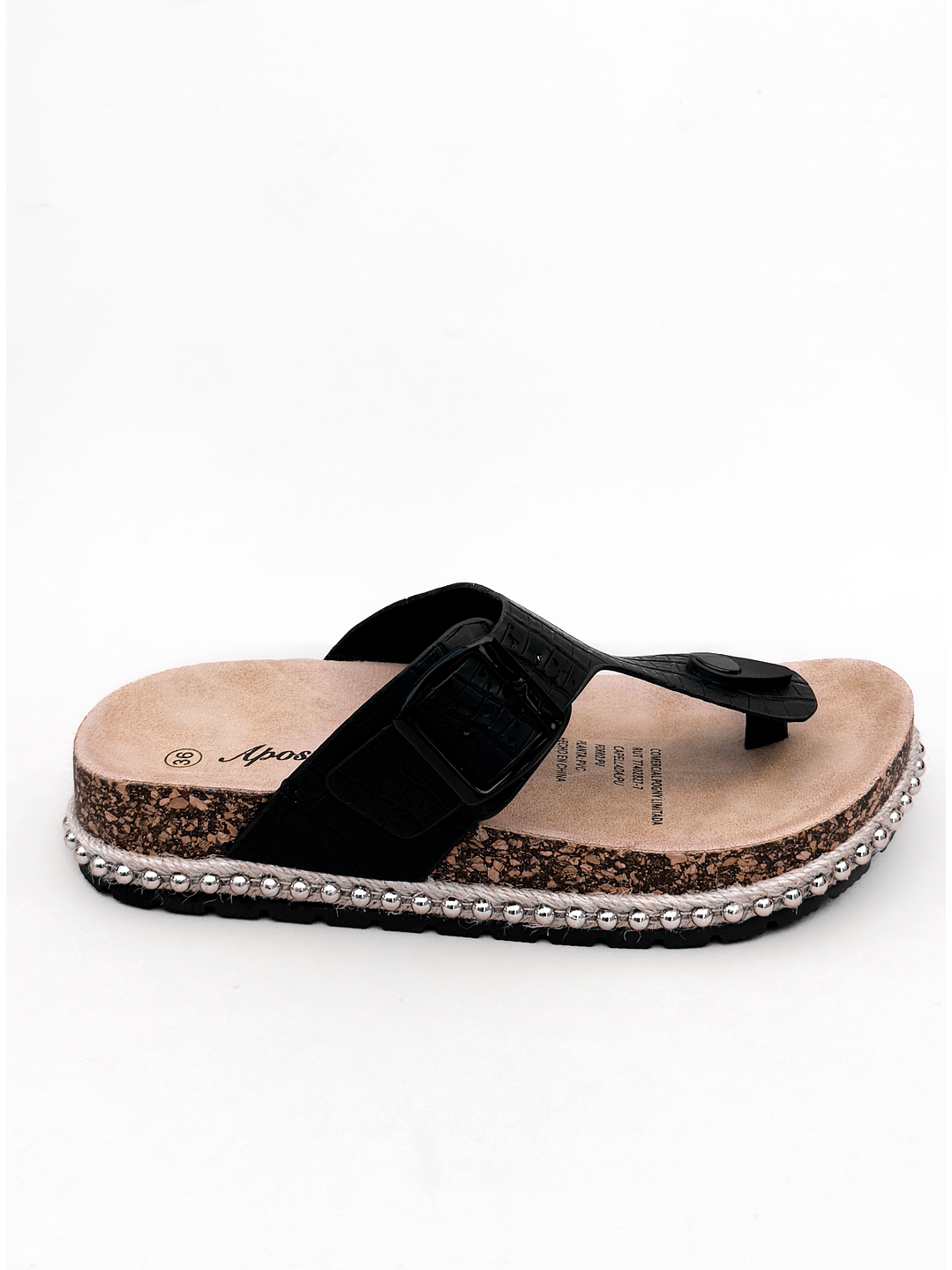 SANDALIA MUJER DEVA NEGRO 1