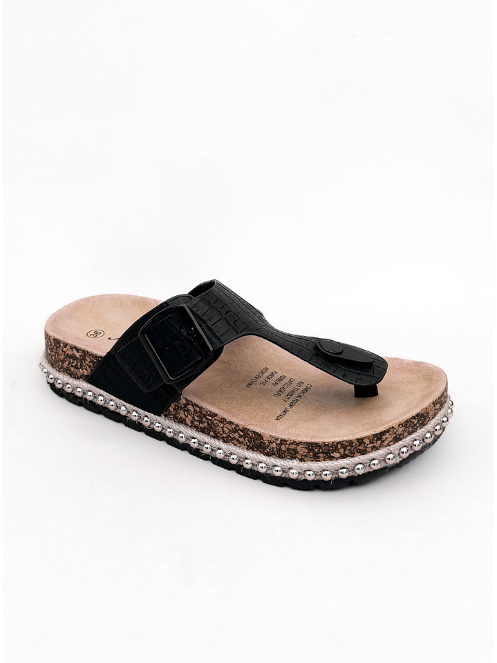 SANDALIA MUJER DEVA NEGRO 3