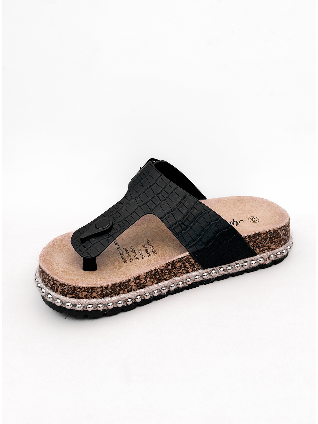 SANDALIA MUJER DEVA NEGRO 4