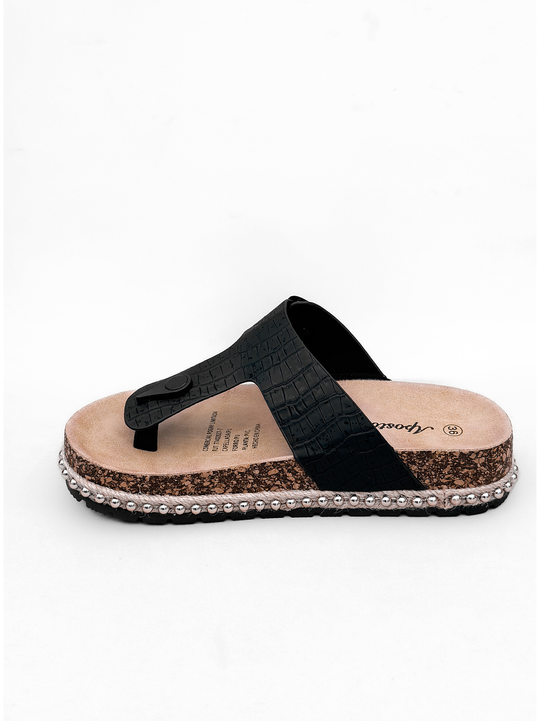 SANDALIA MUJER DEVA NEGRO 2