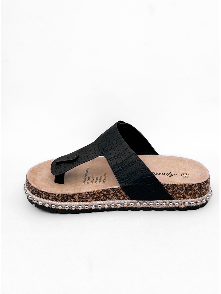 SANDALIA MUJER DEVA NEGRO 2