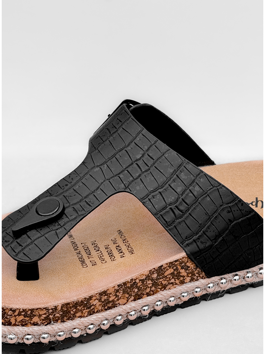 SANDALIA MUJER DEVA NEGRO 6