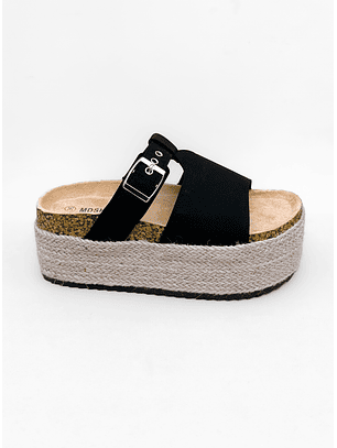 SANDALIA MUJER TORI NEGRO