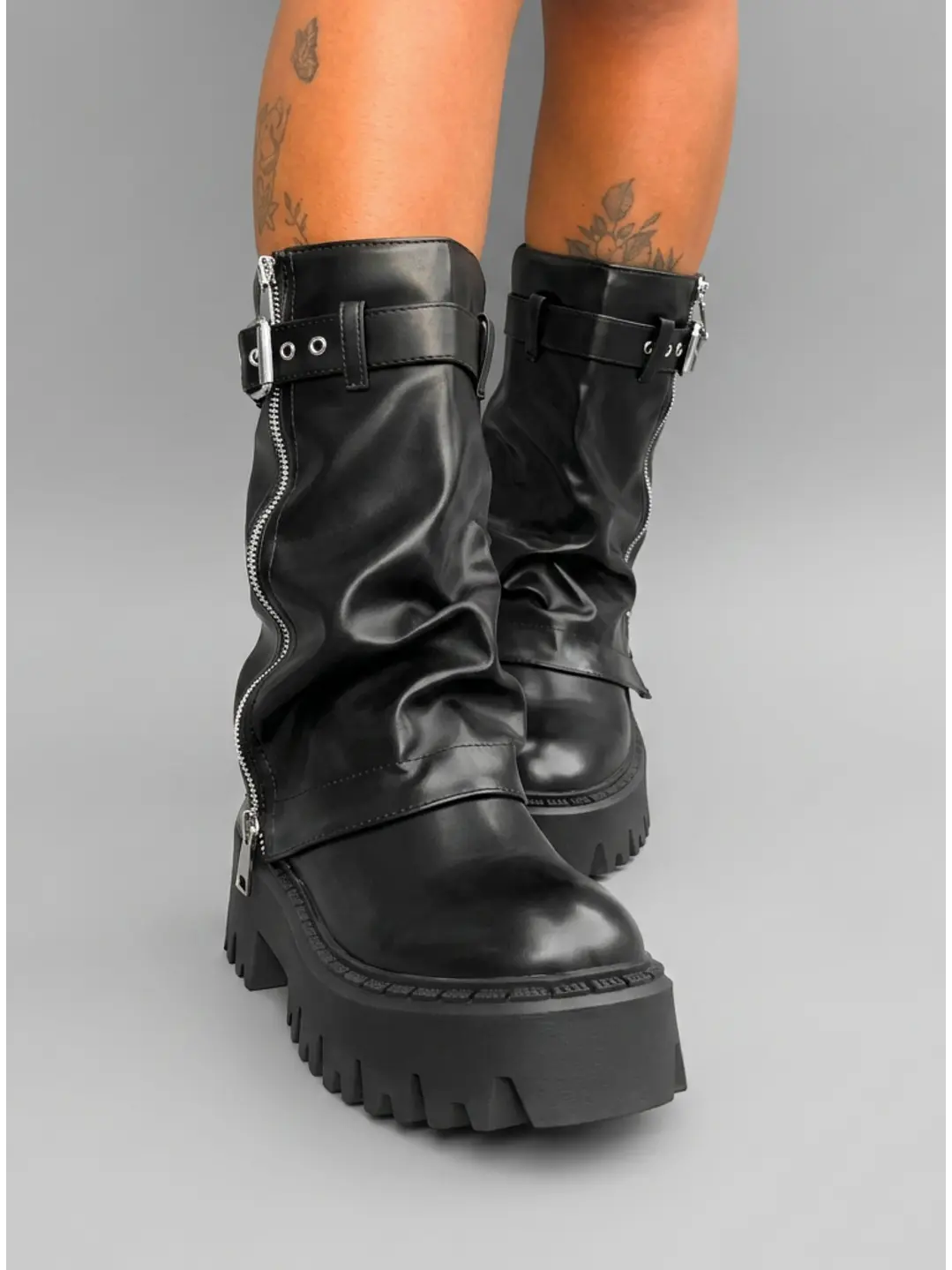 BOTIN MUJER MEL NEGRO 8