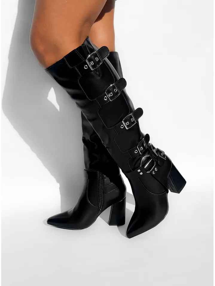 BOTA MUJER CALIA NEGRO 7