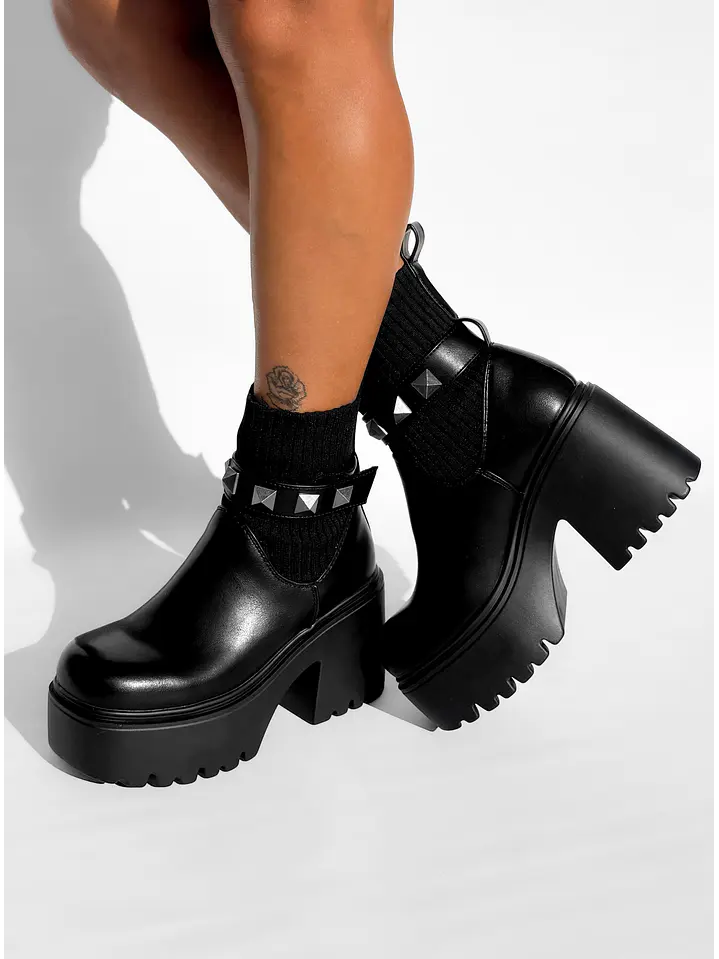 BOTIN MUJER AYANA NEGRO 7