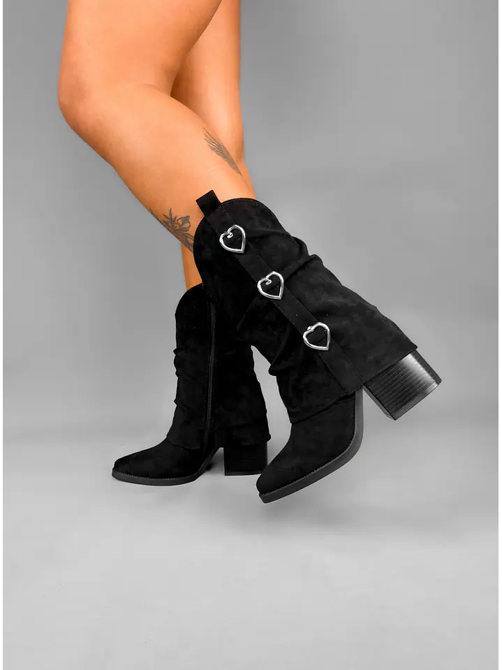 BOTIN MUJER REMY NEGRO 6
