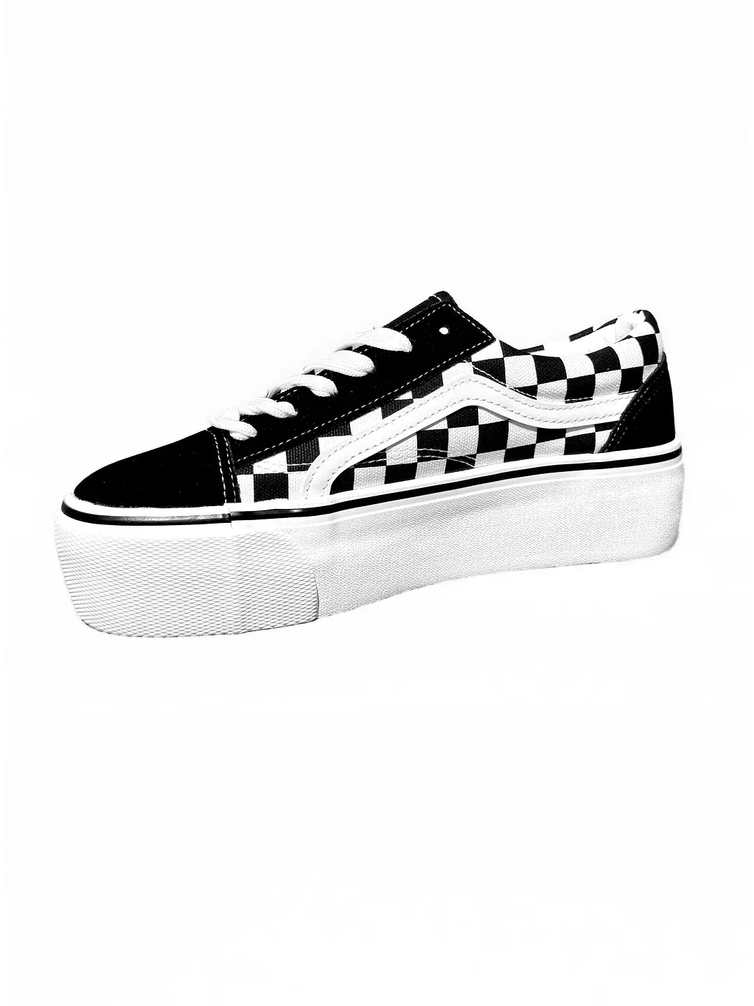 ZAPATILLA MUJER BELÉN CUADROS NEGRO  4