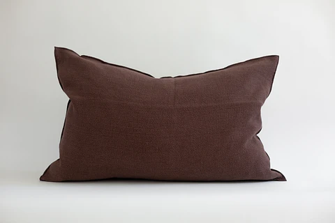 Lino Berenjena Almohadon