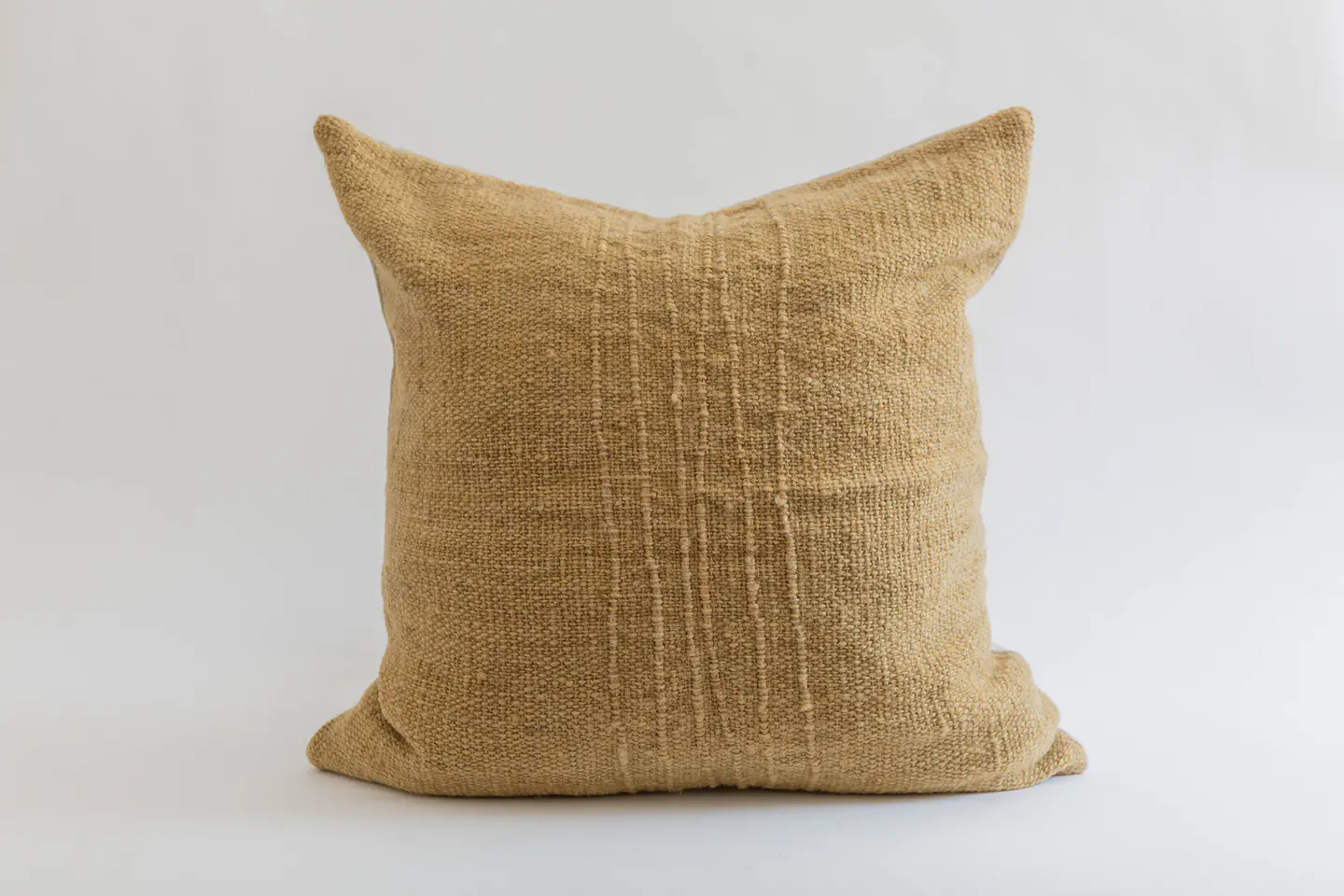 Cojin mustard wool 1