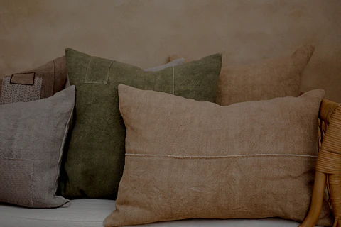 Wabi Sabi Bambu Almohadon