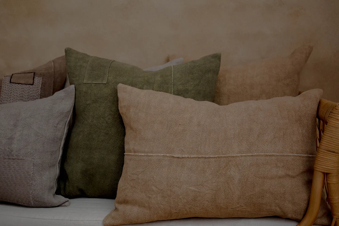 Wabi Sabi Bambu Almohadon 2