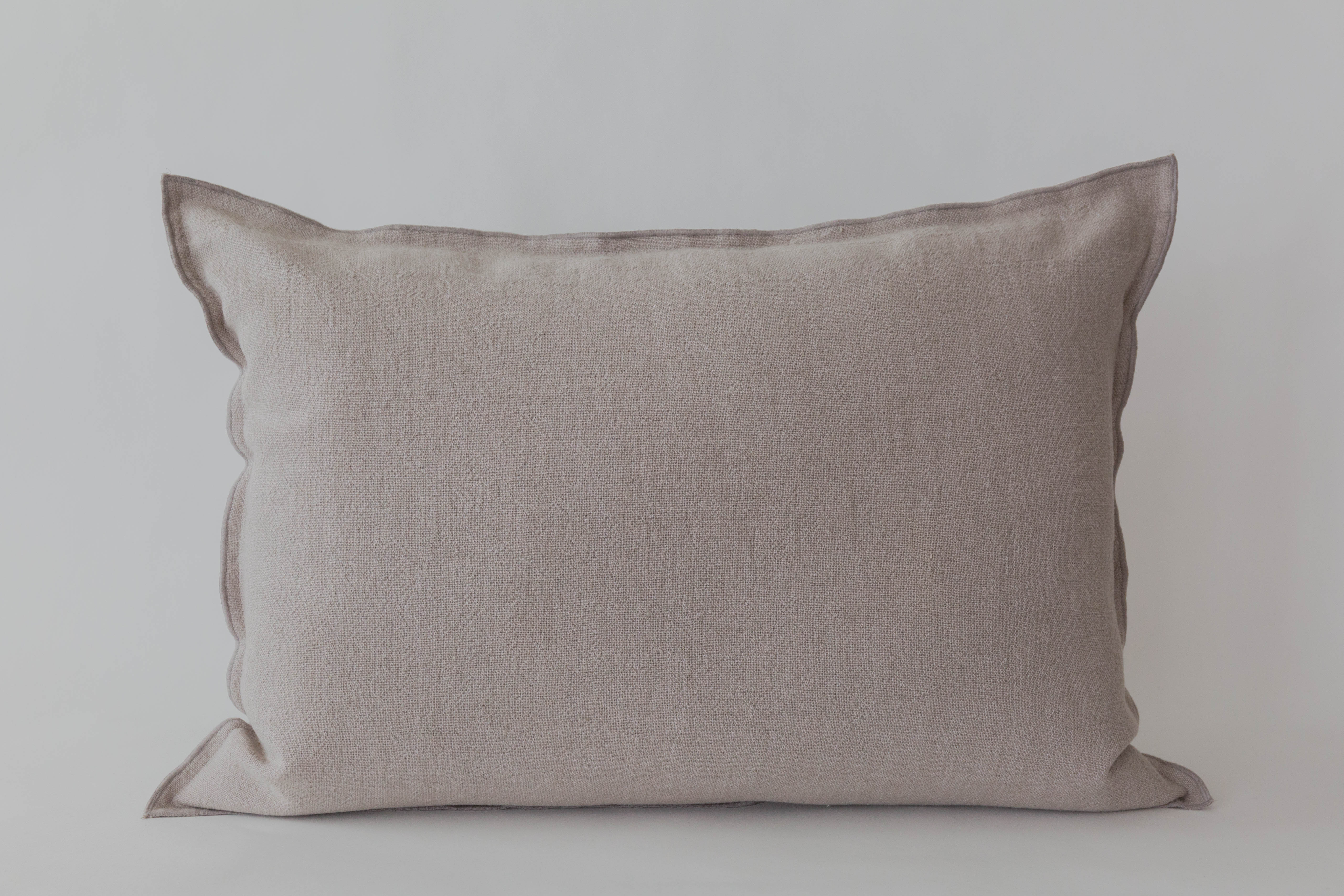 Lino Gris Perla Almohadon