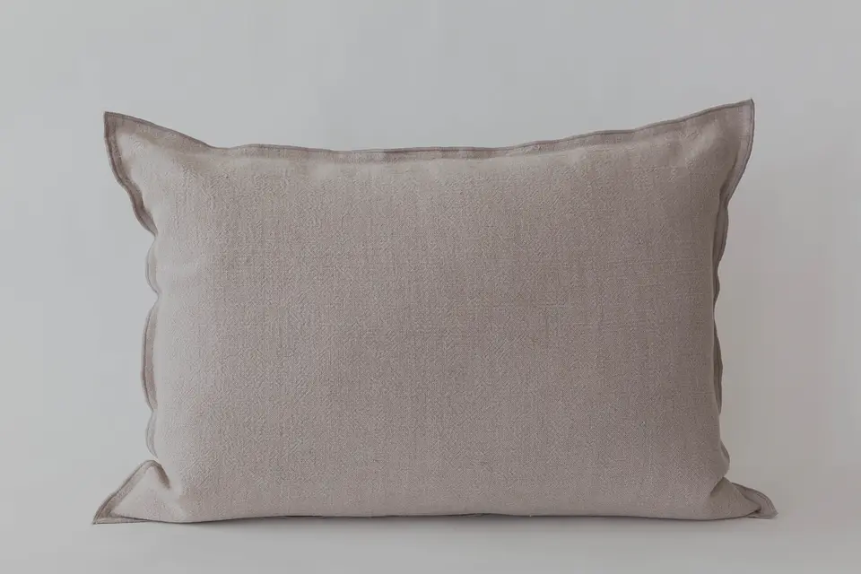 Lino Gris Perla Almohadon 1