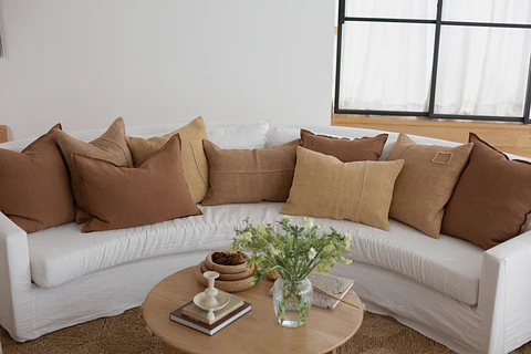 Wabi Sabi Trigo almohadon