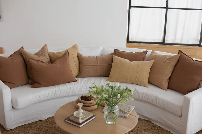 Wabi Sabi Trigo almohadon