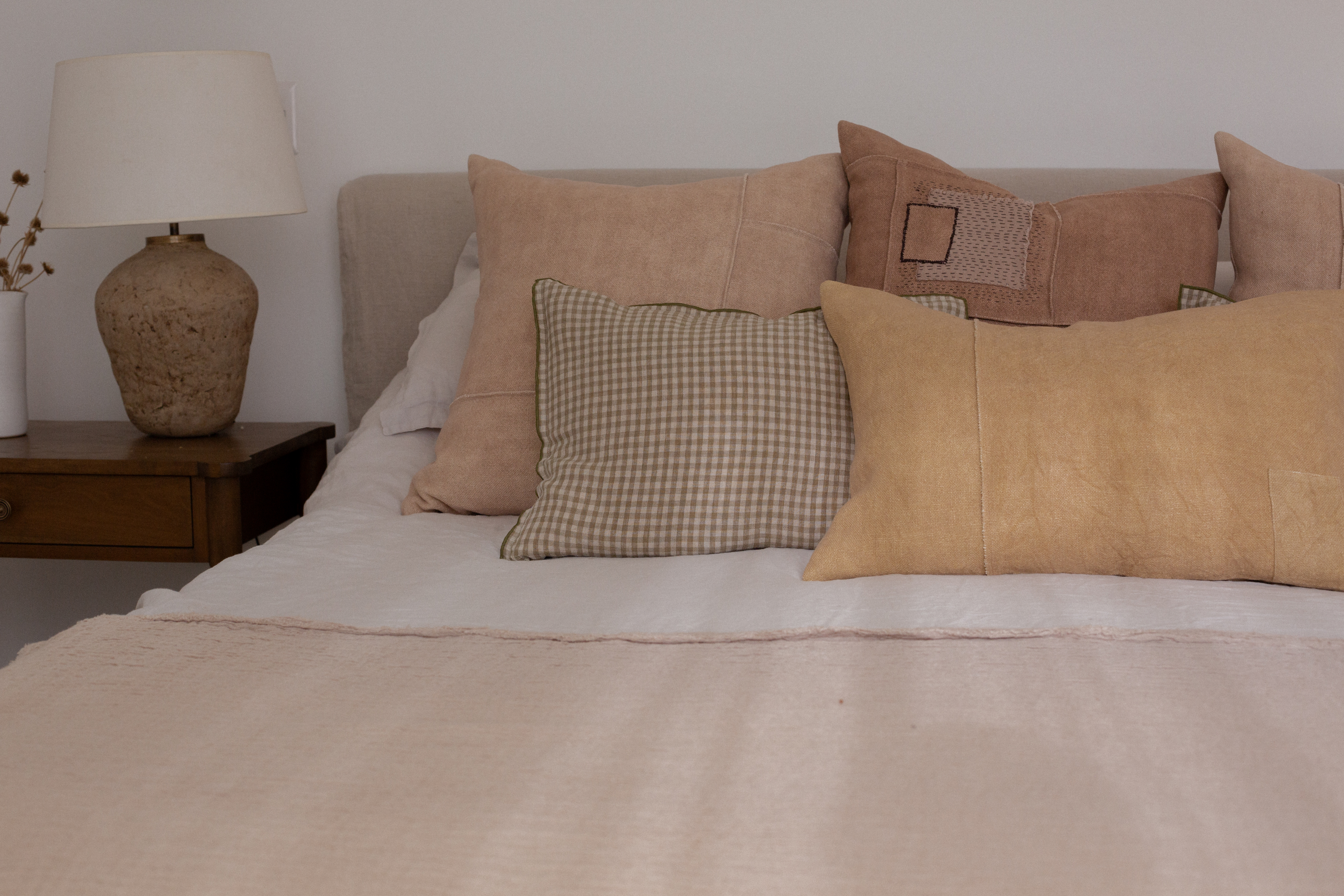 Wabi Sabi Trigo almohadon